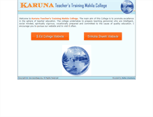 Tablet Screenshot of karunacollege.org